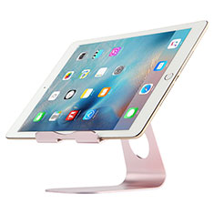 Support de Bureau Support Tablette Flexible Universel Pliable Rotatif 360 K15 pour Samsung Galaxy Tab S6 Lite 10.4 SM-P610 Or Rose
