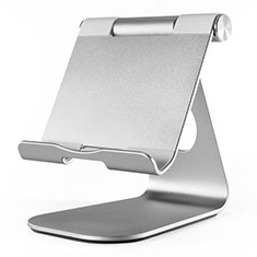 Support de Bureau Support Tablette Flexible Universel Pliable Rotatif 360 K23 pour Apple iPad 3 Argent
