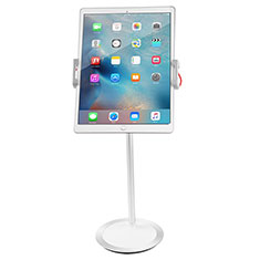 Support de Bureau Support Tablette Flexible Universel Pliable Rotatif 360 K27 pour Apple iPad 10.2 (2020) Blanc