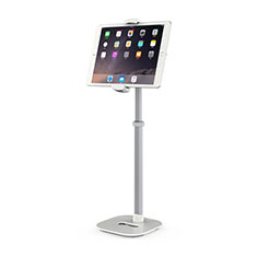 Support de Bureau Support Tablette Flexible Universel Pliable Rotatif 360 T09 pour Apple iPad 10.9 (2022) Blanc