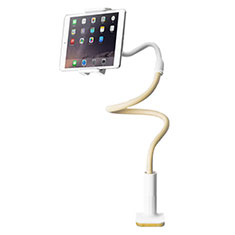 Support de Bureau Support Tablette Flexible Universel Pliable Rotatif 360 T34 pour Apple iPad Air 4 10.9 (2020) Jaune