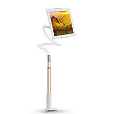 Support de Bureau Support Tablette Flexible Universel Pliable Rotatif 360 T36 pour Apple iPad 4 Or Rose