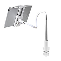Support de Bureau Support Tablette Flexible Universel Pliable Rotatif 360 T36 pour Apple iPad Air 2 Argent