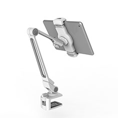 Support de Bureau Support Tablette Flexible Universel Pliable Rotatif 360 T43 pour Apple iPad Air 5 10.9 (2022) Argent