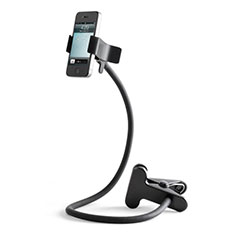 Support de Bureau Support Telephone Flexible Universel Pliable Rotatif 360 T11 pour Huawei Enjoy 8 Noir