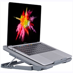 Support Ordinateur Portable Ventilateur de Refroidissement Radiateur Universel 9 Pouces a 16 Pouces M16 pour Apple MacBook Air 11 pouces Argent