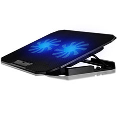 Support Ordinateur Portable Ventilateur de Refroidissement Radiateur Universel 9 Pouces a 16 Pouces M17 pour Huawei Honor MagicBook 14 Noir