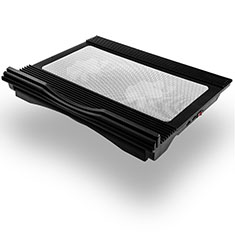 Support Ordinateur Portable Ventilateur de Refroidissement Radiateur Universel 9 Pouces a 17 Pouces L05 pour Apple MacBook 12 pouces Noir