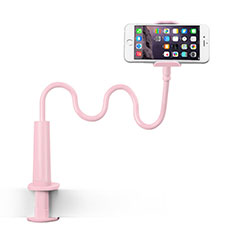 Support Telephone Support de Bureau Flexible Universel Pliable Rotatif 360 pour Oppo Reno3 A Rose