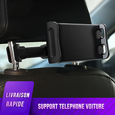 Support Telephone Universel Voiture Siege Arriere Pliable Rotatif 360 pour Nokia Lumia 635 Noir