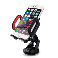 Support Telephone Voiture avec Ventouse Universel M11 pour Samsung Galaxy S4 Zoom Rouge