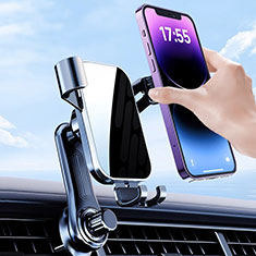 Support Telephone Voiture Support Clip Tableau de Bord Universel JD3 pour Oppo Find N2 5G Noir