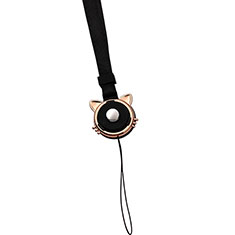 Tour de Cou Laniere Attache Strap Universel N05 pour Sony Xperia 8 Lite Or Rose