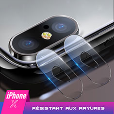Verre Trempe Protecteur de Camera F02 pour Apple iPhone Xs Clair