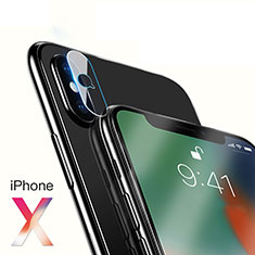 Verre Trempe Protecteur de Camera F04 pour Apple iPhone X Clair