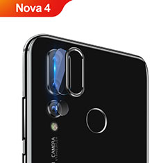 Verre Trempe Protecteur de Camera Protection pour Huawei Nova 4 Noir
