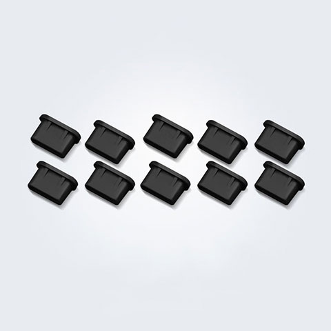 Bouchon Anti-poussiere USB-C Jack Type-C Universel 10PCS H01 Noir