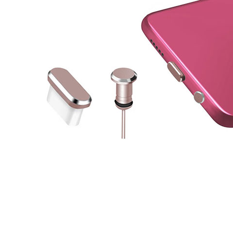 Bouchon Anti-poussiere USB-C Jack Type-C Universel H12 pour Apple iPad Pro 11 (2021) Or Rose