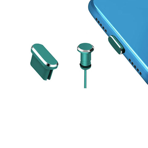 Bouchon Anti-poussiere USB-C Jack Type-C Universel H15 pour Apple iPhone 15 Plus Vert
