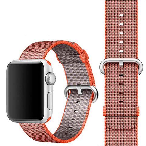 Bracelet Milanais Band pour Apple iWatch 42mm Orange