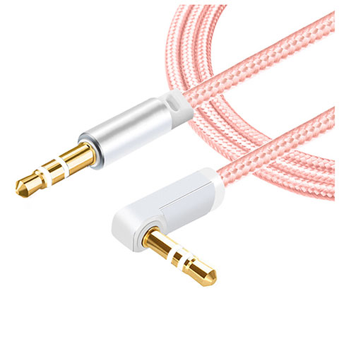 Cable Auxiliaire Audio Stereo Jack 3.5mm Male vers Male A08 Rose