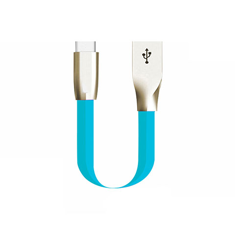 Cable Type-C Android Universel 30cm S06 Bleu