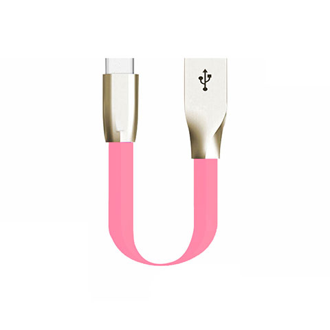 Cable Type-C Android Universel 30cm S06 Rose