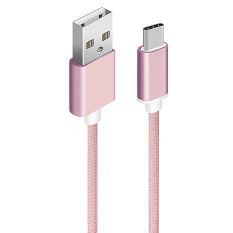 Cable Type-C Android Universel T04 Rose