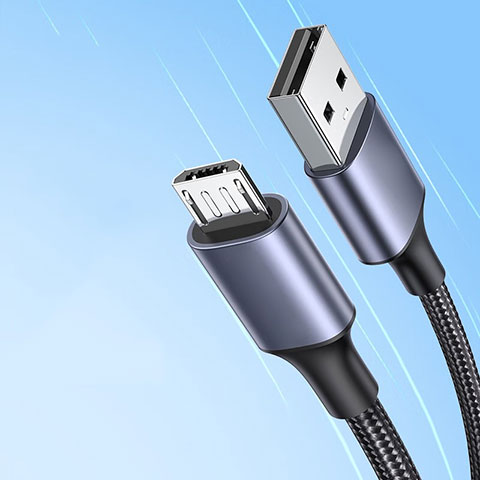 Cable USB 2.0 Android Universel 2A H01 pour Apple iPad Air 5 10.9 (2022)  Gris