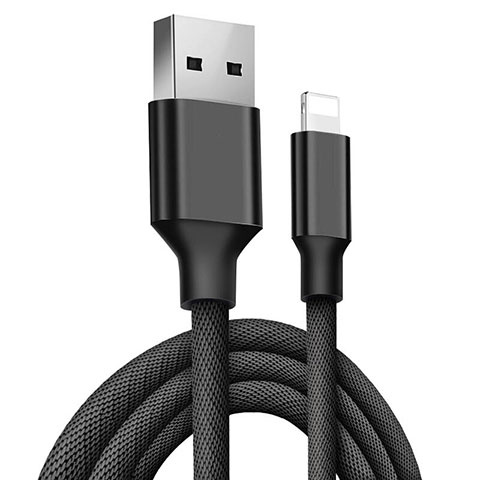 Chargeur Cable Data Synchro Cable D06 pour Apple iPhone 14 Noir