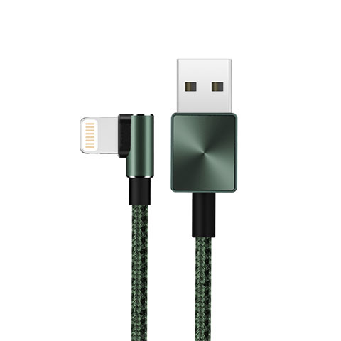 Chargeur Cable Data Synchro Cable D19 pour Apple iPhone 12 Pro Max Vert