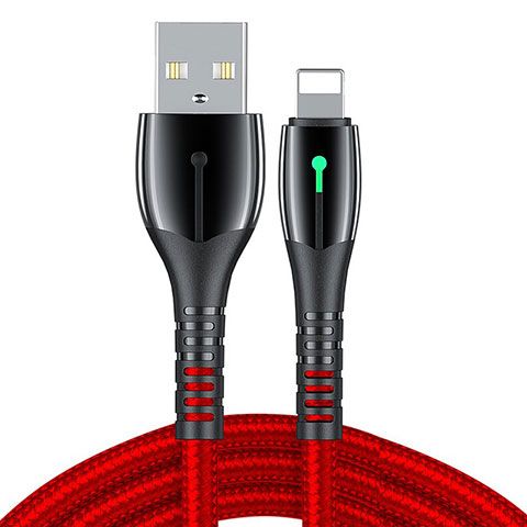 Chargeur Cable Data Synchro Cable D23 pour Apple iPad New Air (2019) 10.5 Rouge