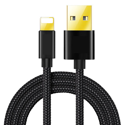 Chargeur Cable Data Synchro Cable L02 pour Apple iPhone 11 Noir
