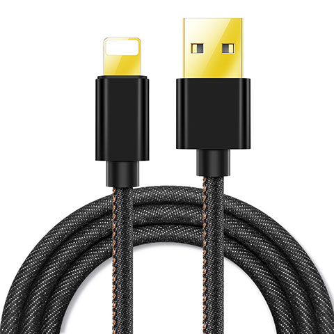 Chargeur Cable Data Synchro Cable L04 pour Apple iPhone XR Noir