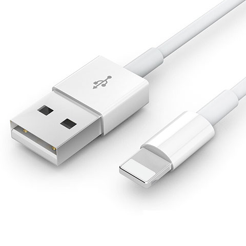 Chargeur Cable Data Synchro Cable L09 pour Apple iPhone 14 Pro Blanc