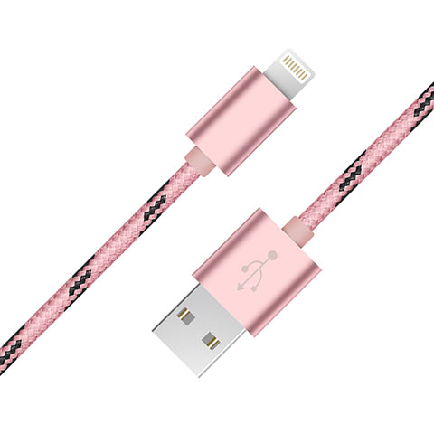Chargeur Cable Data Synchro Cable L10 pour Apple iPhone 11 Pro Max Rose