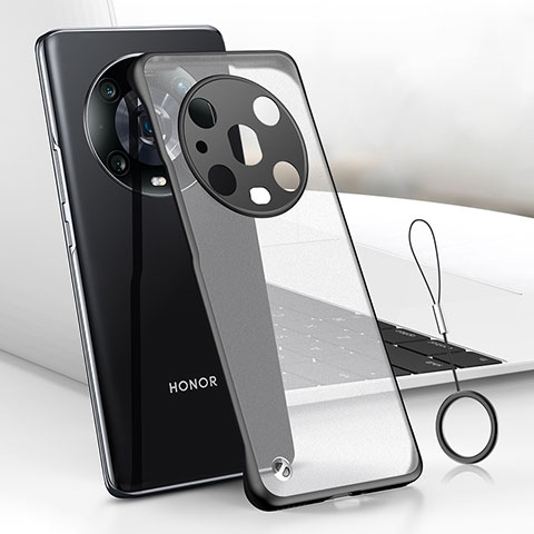 Coque Antichocs Rigide Sans Cadre Transparente Crystal Etui Housse H01 pour Huawei Honor Magic4 Pro 5G Noir