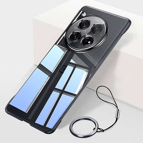 Coque Antichocs Rigide Sans Cadre Transparente Crystal Etui Housse pour OnePlus 12 5G Noir