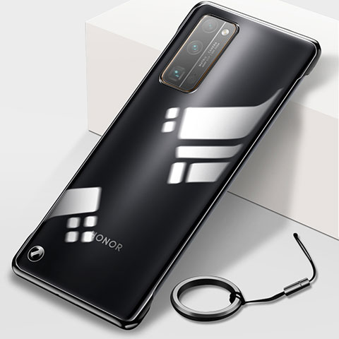 Coque Antichocs Rigide Transparente Crystal Etui Housse H01 pour Huawei Honor 30 Pro+ Plus Noir