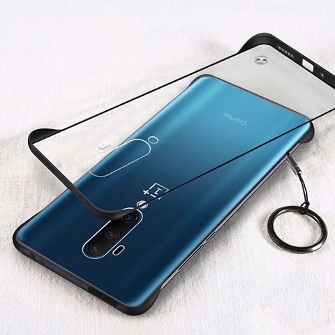 Coque Antichocs Rigide Transparente Crystal Etui Housse H01 pour OnePlus 7T Pro 5G Noir