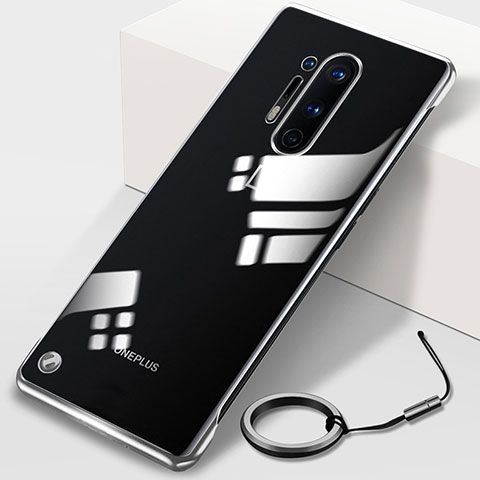 Coque Antichocs Rigide Transparente Crystal Etui Housse H01 pour OnePlus 8 Pro Argent