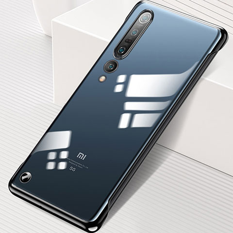 Coque Antichocs Rigide Transparente Crystal Etui Housse H01 pour Xiaomi Mi 10 Pro Noir