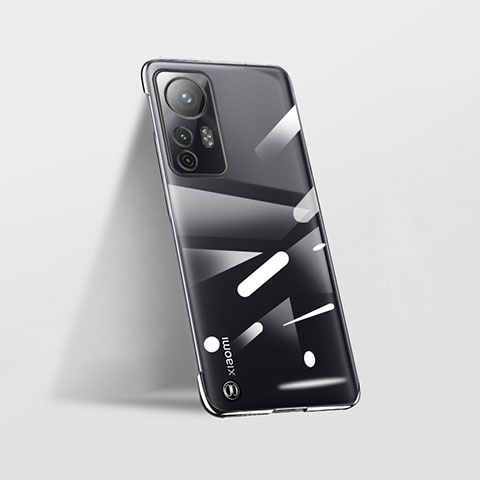 Coque Antichocs Rigide Transparente Crystal Etui Housse H01 pour Xiaomi Mi 12 5G Noir