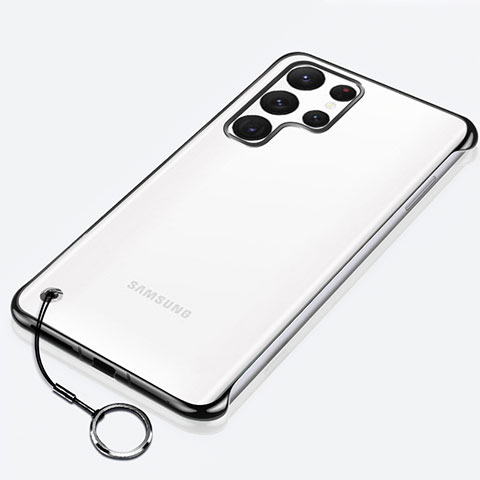 Coque Antichocs Rigide Transparente Crystal Etui Housse H02 pour Samsung Galaxy S24 Ultra 5G Noir
