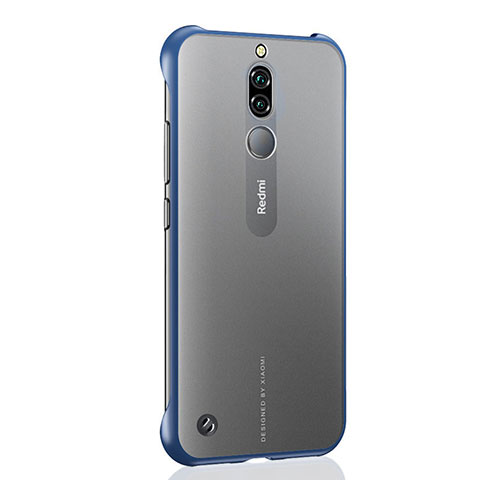 Coque Antichocs Rigide Transparente Crystal Etui Housse H02 pour Xiaomi Redmi 8 Bleu