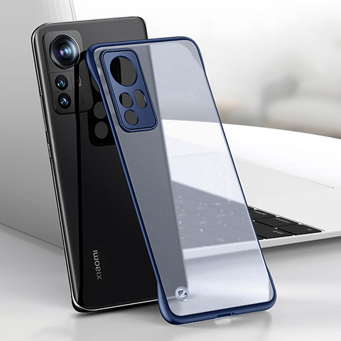 Coque Antichocs Rigide Transparente Crystal Etui Housse H03 pour Xiaomi Mi 12X 5G Bleu