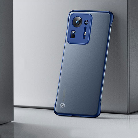 Coque Antichocs Rigide Transparente Crystal Etui Housse H04 pour Xiaomi Mi Mix 4 5G Bleu