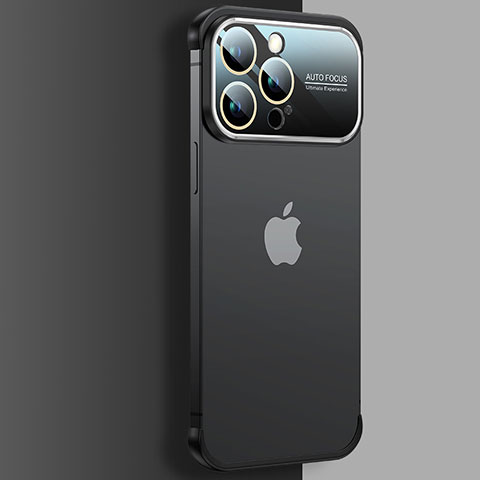 Coque Antichocs Rigide Transparente Crystal Etui Housse QC4 pour Apple iPhone 13 Pro Max Noir