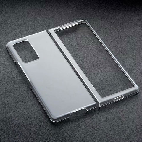 Coque Antichocs Rigide Transparente Crystal pour Samsung Galaxy Z Fold2 5G Noir