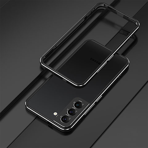 Coque Bumper Luxe Aluminum Metal Etui pour Samsung Galaxy S23 Plus 5G Noir
